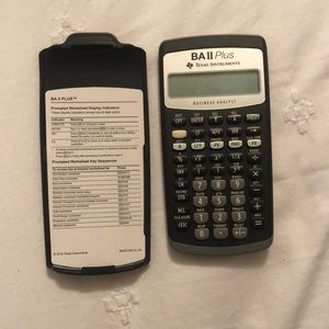 Texas Instruments BA II 2 Plus Business Analyst Calculator